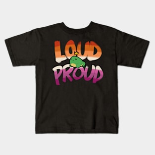 Loud & Proud - Lesbian Kids T-Shirt